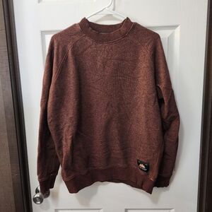 Mens Scotch & Soda Brown Crewneck Pullover Sweatshirt. Size M